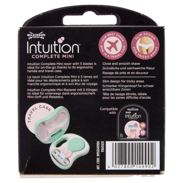 Wilkinson Sword Intuition Complete Mini Rasoio Portatile