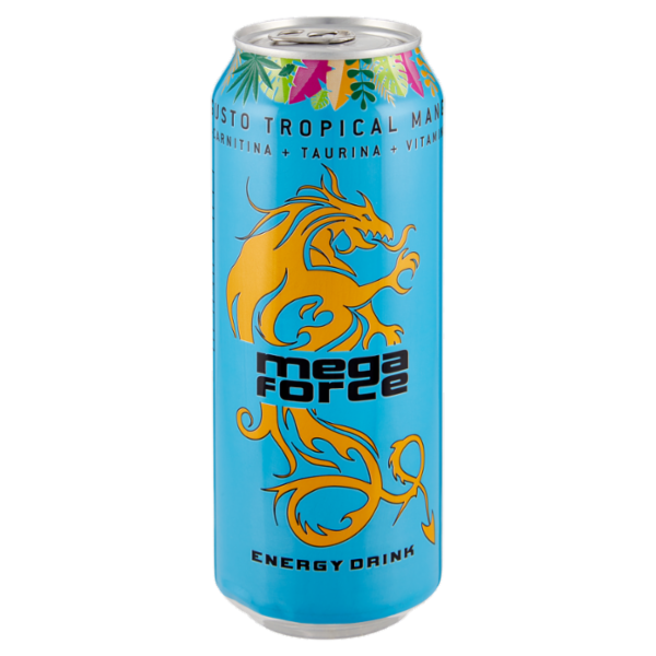 Megaforce Energy Drink Gusto Tropical Mango 0,5 L
