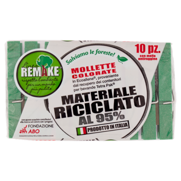 Remake Mollette Colorate con molla antiruggine 10 pz
