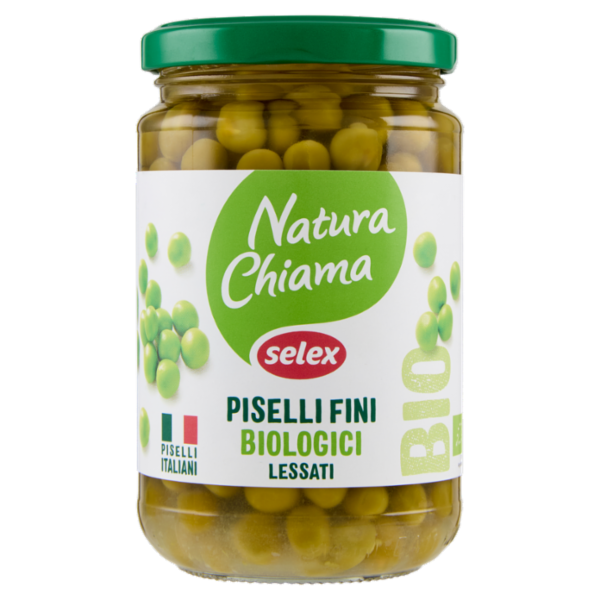 Selex Natura Chiama Piselli Fini Lessati Italiani Biologici 300 g