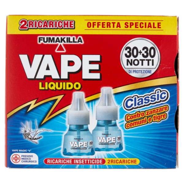 VAPE Liquido Classic Ricarica 2 x 18 ml