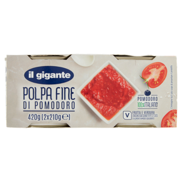 IL GIGANTE Polpa Fine di Pomodoro 2 x 210 g