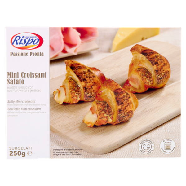 Rispo Passione Pronta Mini Croissant Salato Surgelati 250 g