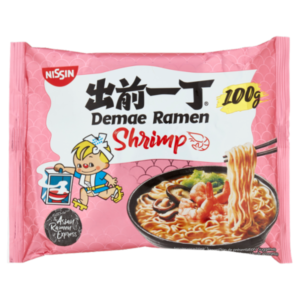 Nissin Demae Ramen Shrimp 100 g