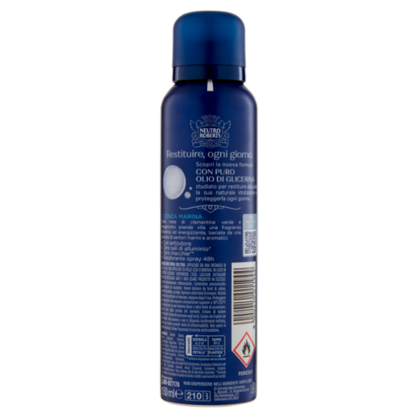 Neutro Roberts Uomo Fresco Essenza Marina 150 ml