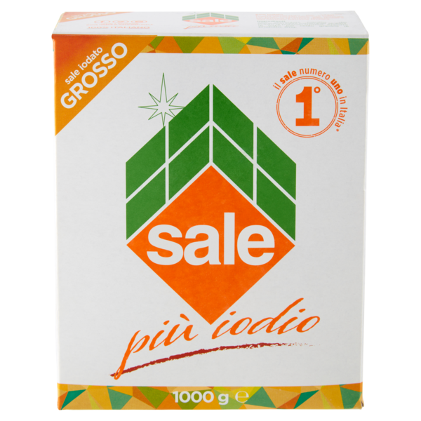 Italkali sale iodato Grosso sale più iodio 1000 g