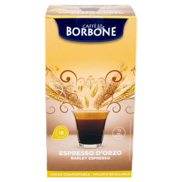 Caffè Borbone Espresso d'Orzo Cialda Compostabile 18 x 6 g