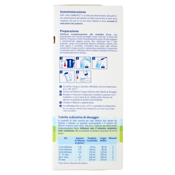 Hipp Bio Combiotic Latte per Lattanti Bio 1 600 g