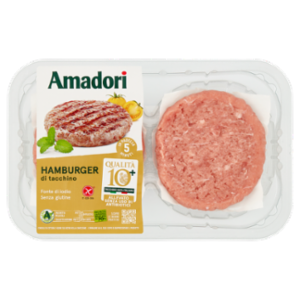 Amadori Qualità 10+ Hamburger Di Tacchino 0,204 Kg