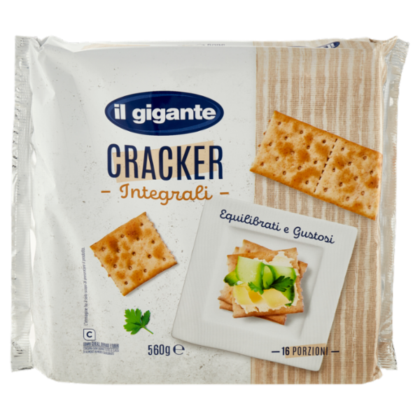 IL GIGANTE Cracker Integrali 16 x 35 g