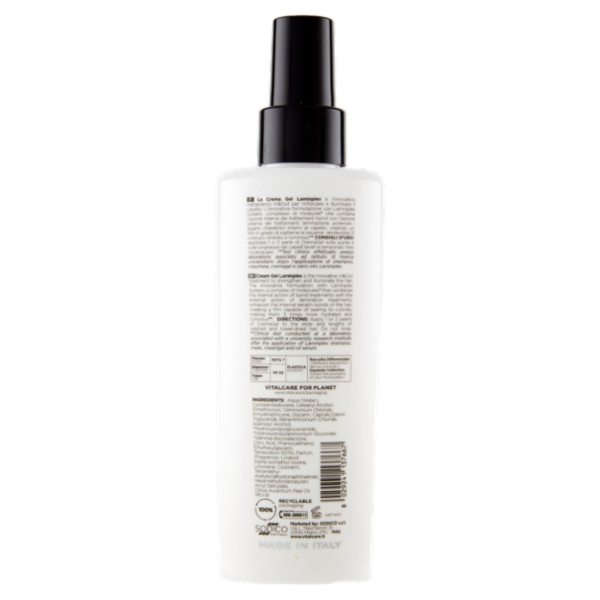 Vitalcare Professional Laminplex Crema Gel Riparatrice Laminante 125 ml
