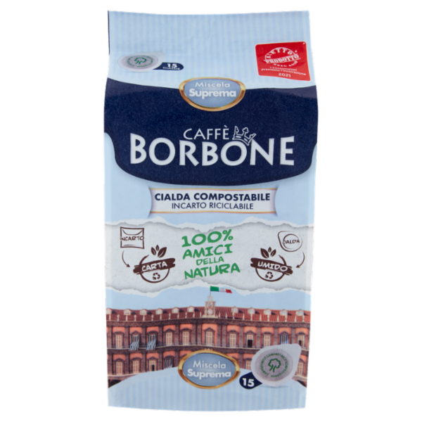 Caffè Borbone Miscela Suprema Cialda Compostabile 15 x 7,2 g