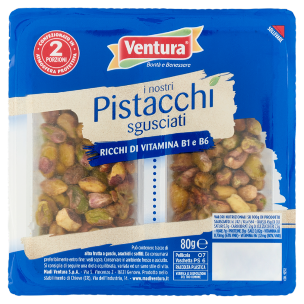 Ventura i nostri Pistacchi sgusciati 80 g