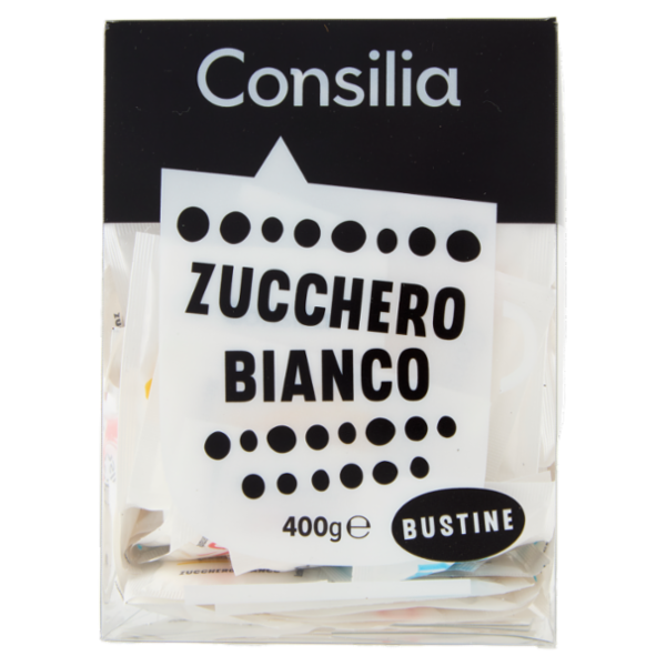 Consilia Zucchero Bianco 100 Bustine da 4 g