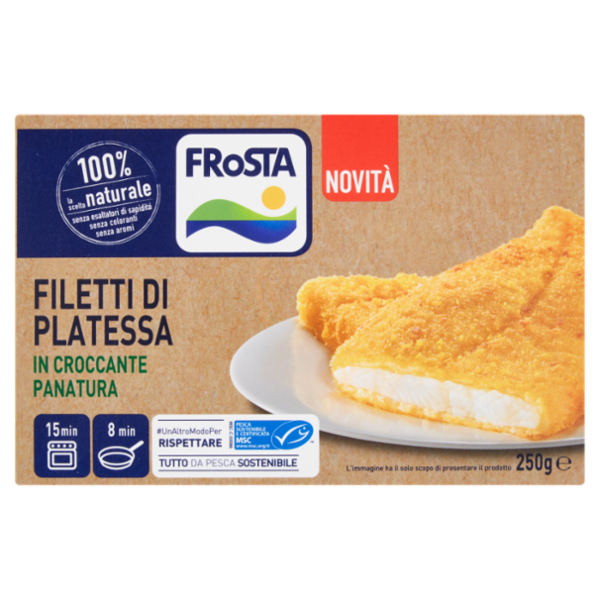 Frosta Filetti di Platessa in Croccante Panatura 250 g