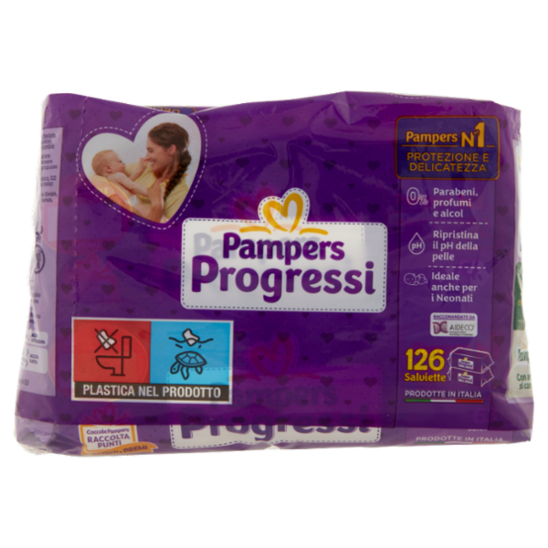 Pampers Progressi Salviette 126 pz