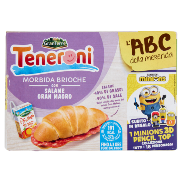 Teneroni Morbida Brioche con Salame Gran Magro 170 g