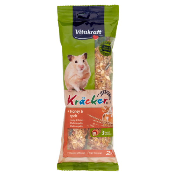 Vitakraft Kräcker Original + Miele & spelta criceti 2 pezzi 112 g