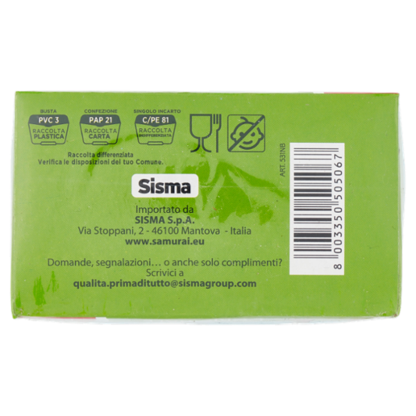 Samurài l'Originale stuzzicadenti singolarmente imbustati 200 pz