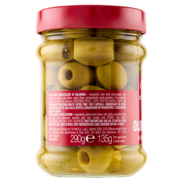 Polli Olive Verdi Denocciolate 290 g