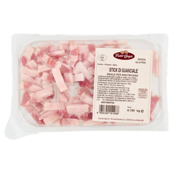 Frutti dei Sogni Stick di Guanciale 0,100 kg