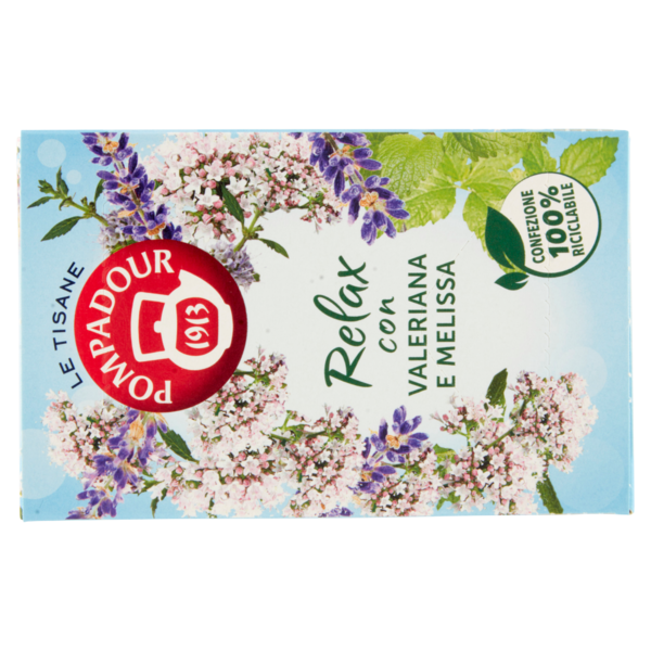 Pompadour Le Tisane Relax con Valeriana e Melissa 15 x 2 g