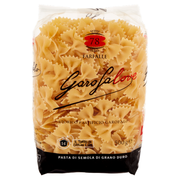 Garofalo Farfalle 78 Pasta di Semola di Grano Duro 500 g