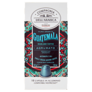 Compagnia Dell'Arabica Puro Arabica Guatemala Highland Coffee 10 Capsule 52 g