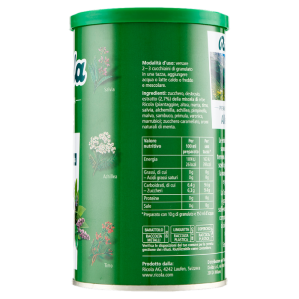 Ricola Preparato per Tisana alle Erbe 200 g