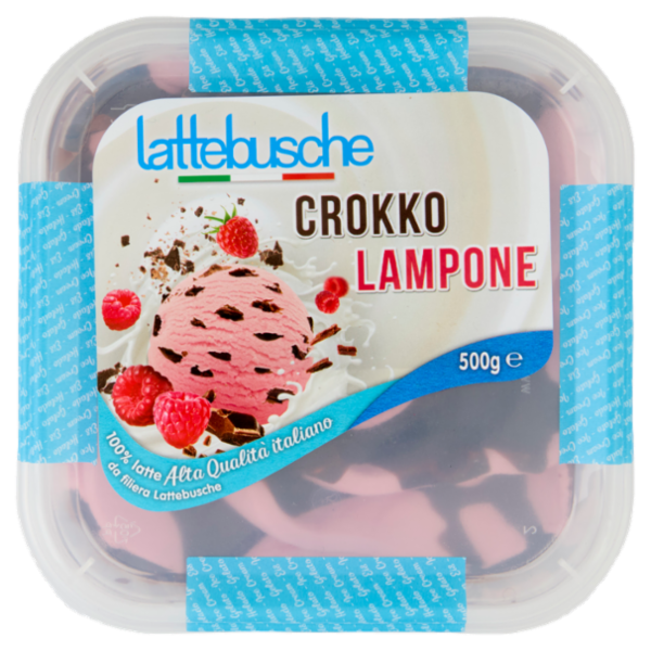 lattebusche Gelato Crokko Lampone 500 g