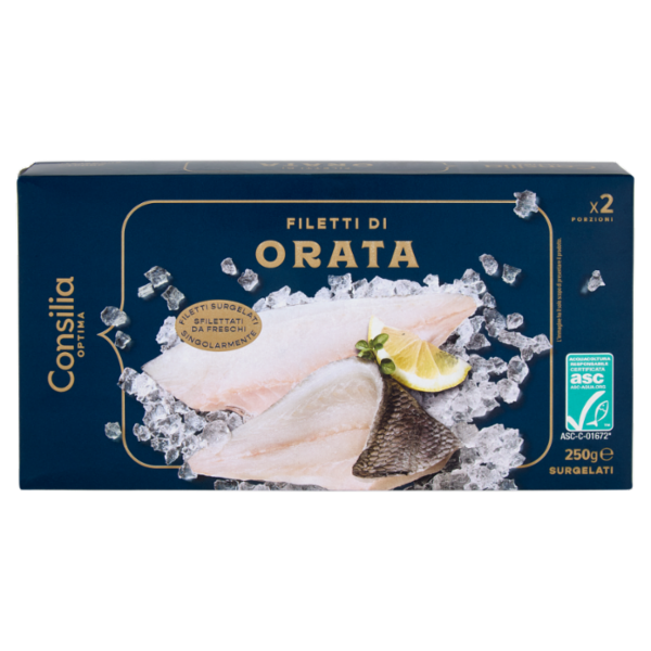 Consilia Optima Filetti di Orata Surgelati 250 g