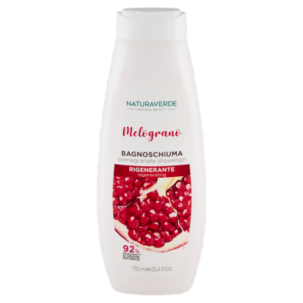 Naturaverde Natural Beauty Melograno Bagnoschiuma Rigenerante 750 ml