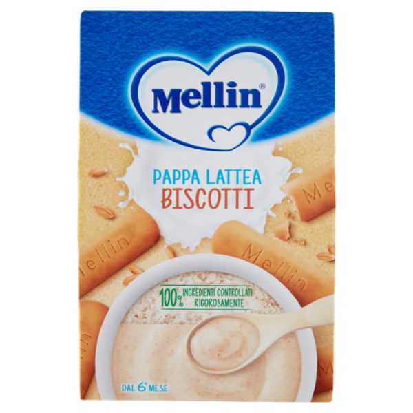 MELLIN Merenda Pappa Lattea Biscotti 250 g