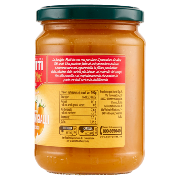 Mutti Pomodori Datterini Gialli Interi in Succo 350 g