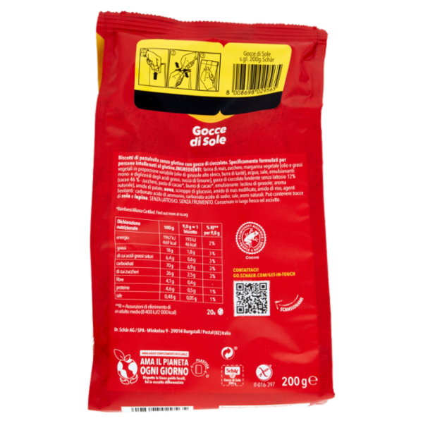 Schär Gocce di Sole 200 g