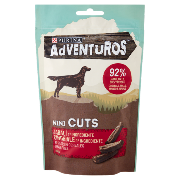 PURINA ADVENTUROS Mini Cuts Cinghiale, Pollo, Manzo & Maiale 70 g