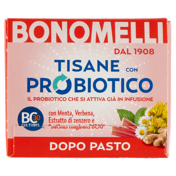 Bonomelli Tisane con Probiotico Dopo Pasto 10 Filtri 20 g