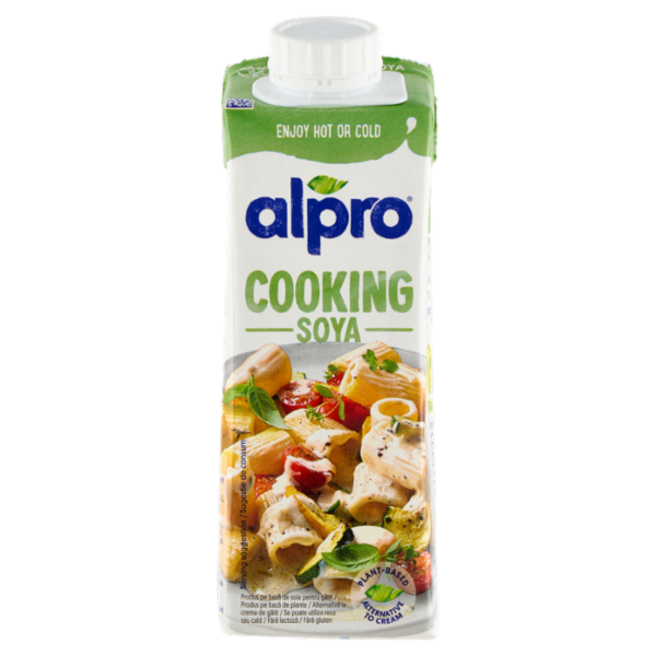 ALPRO Cooking Panna da Cucina 100% Vegetale alla Soia, Senza Lattosio, 250ml