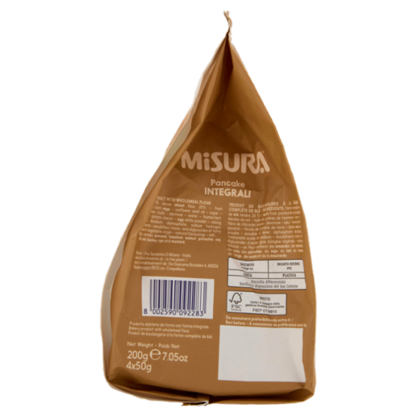 Misura Fibrextra Pancake Integrali 4 x 50 g