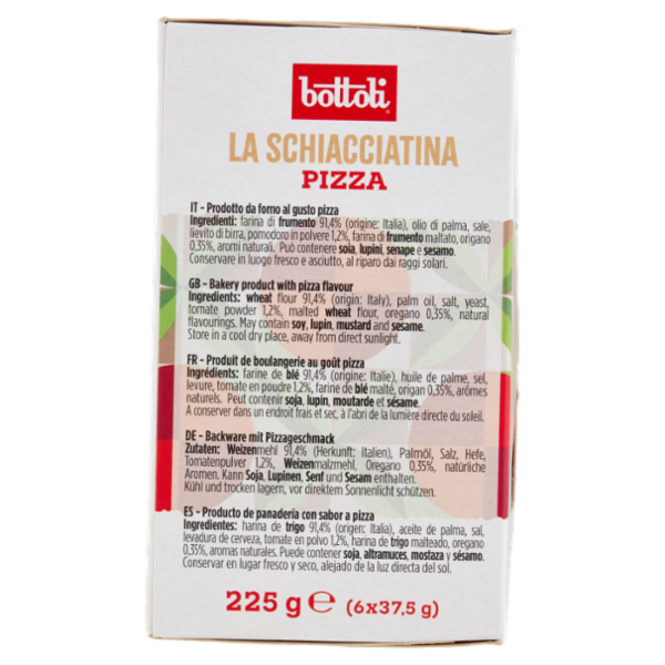 bottoli la Schiacciatina Pizza 6 x 37,5 g