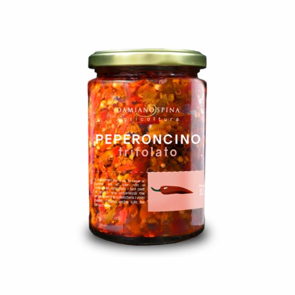 Peperoncino Trifolato Piccante 330 Gr