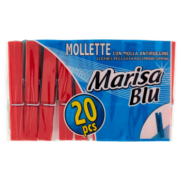Marisa Blu Mollette con Molla Antiruggine 20 pz