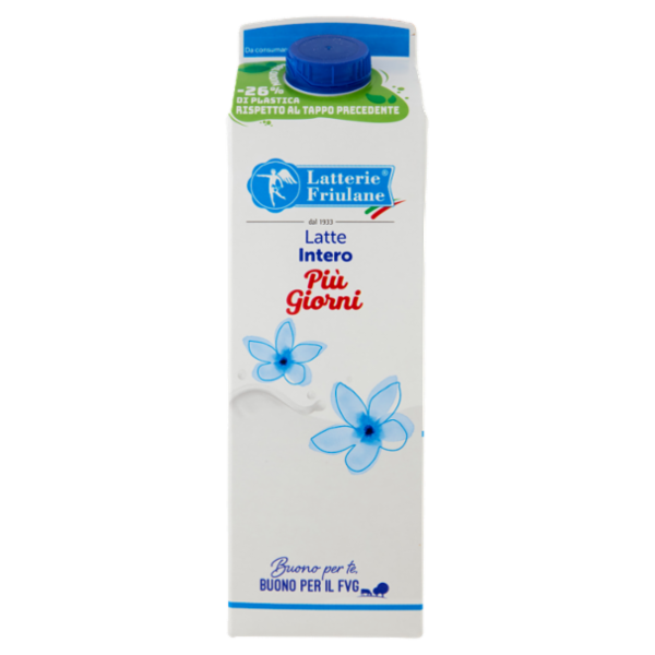 Latterie Friulane Latte Intero Più Giorni 1000 ml