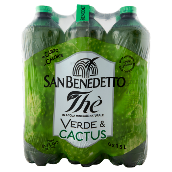 San Benedetto Thè Verde & Cactus 6 x 1,5 L