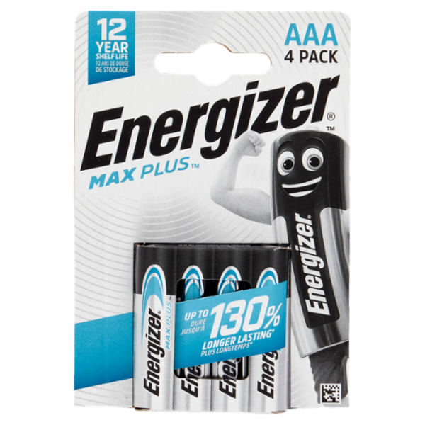 Energizer Max Plus AAA 4 pz