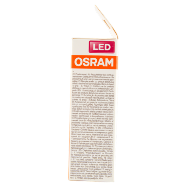 Osram Led Classic B 25 Warm White 2.5 W E14