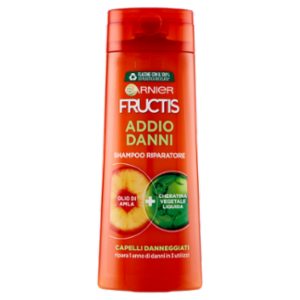 Garnier Shampoo Fructis Addio Danni, Per Capelli Fragili o Danneggiati, Da Rivitalizzare, 250 Ml
