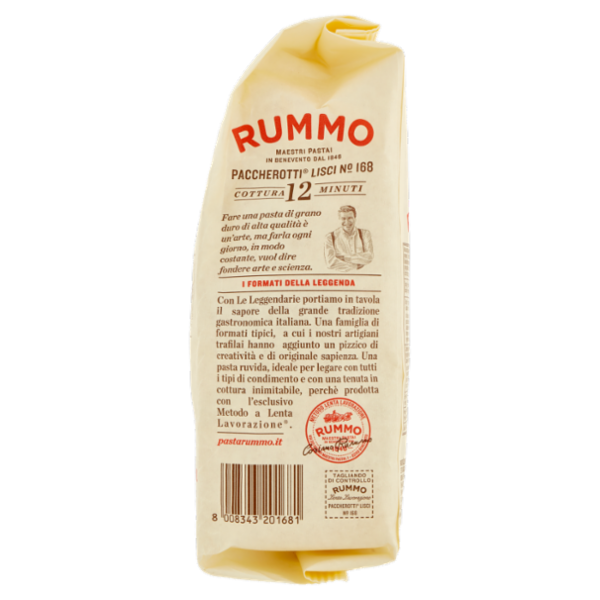 Rummo Le Leggendarie Paccherotti Lisci N° 168 500 g