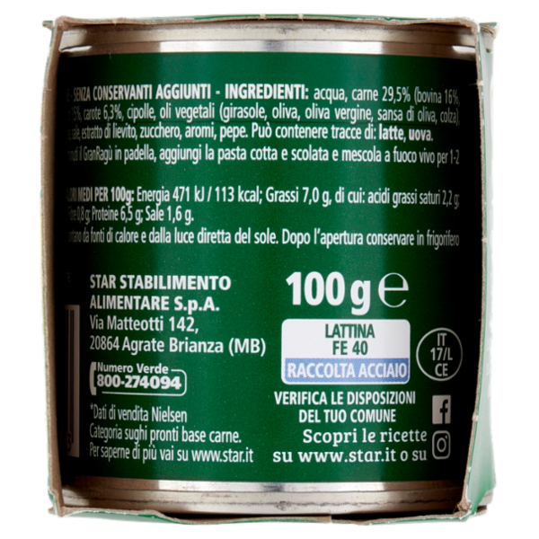 Star il mio Gran Ragù Classico 3 x 100 g