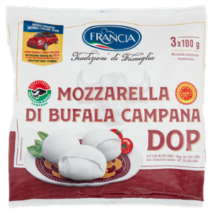 Francia Mozzarella Di Bufala Campana DOP 3 x 100 g